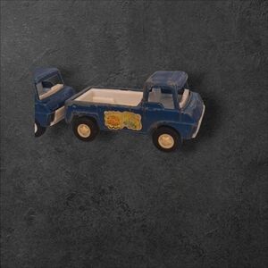 Antique Tootsie Toy Blue Toy Pick-up Truck 1969 Collectible